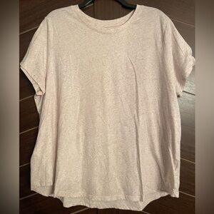 Old Navy everyday crew neck T shirt size xxl pink heathered confetti